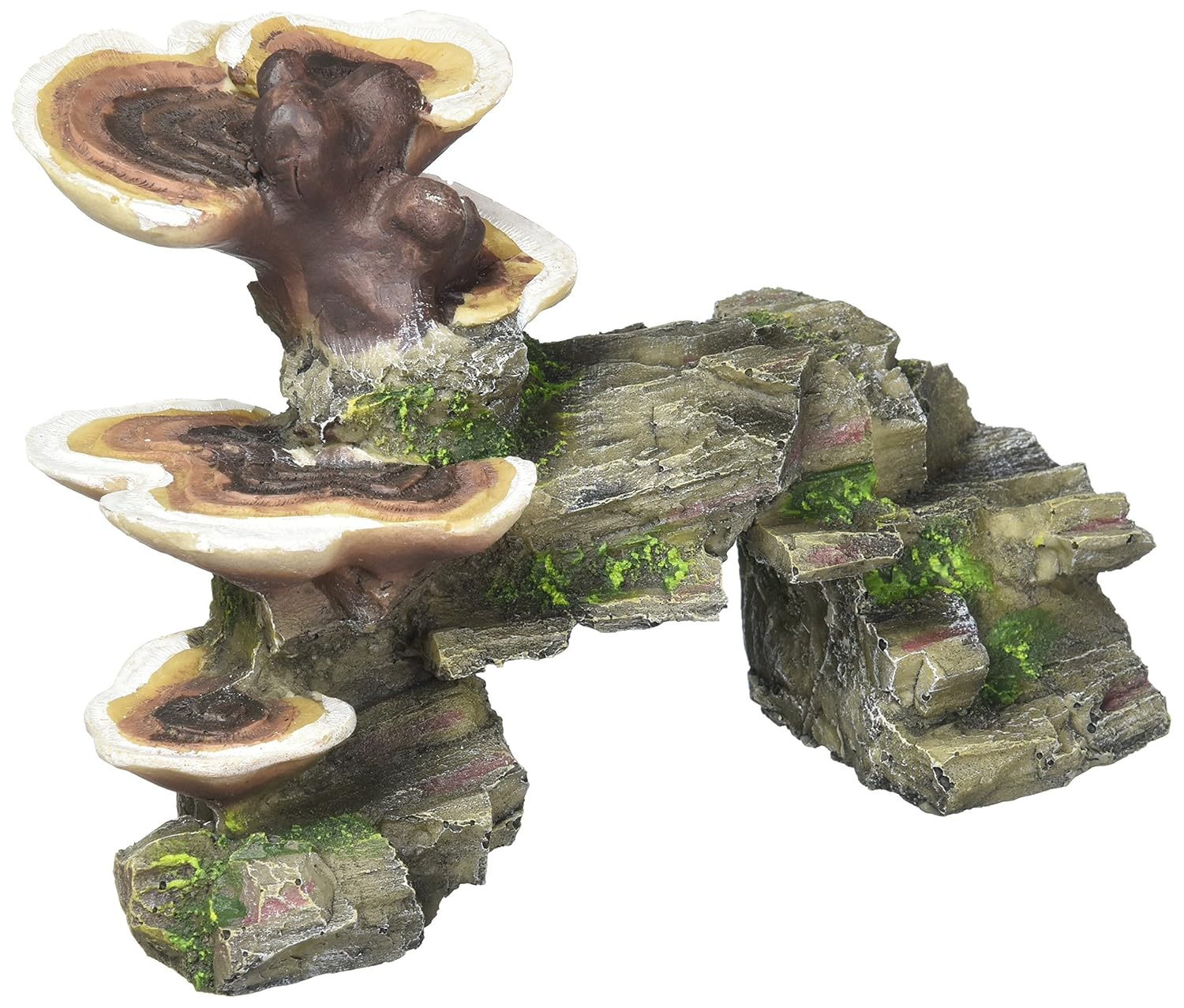 Pen Plax Rr1008 Mushroom On Rock Fish Tank Decoration Large