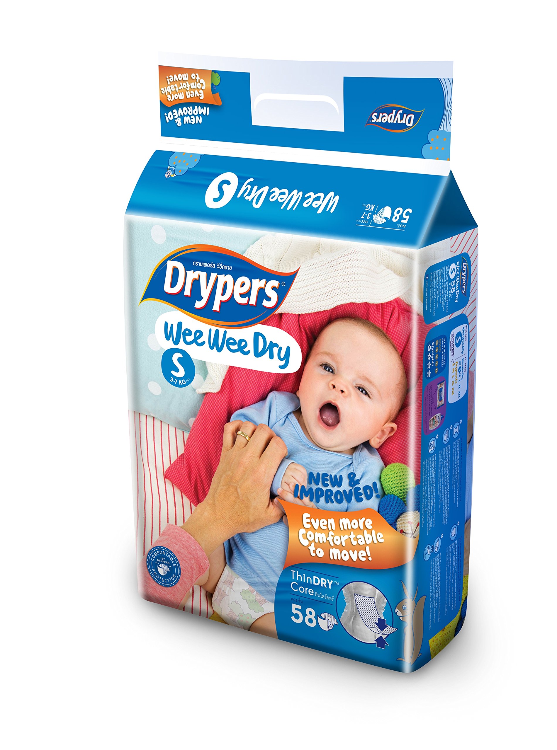 pampers drypers wee wee dry