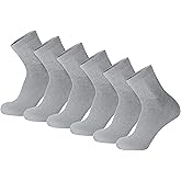 Cotton Diabetic Neuropathy Quarter Socks, Non-Binding Ankle Socks, Multipack