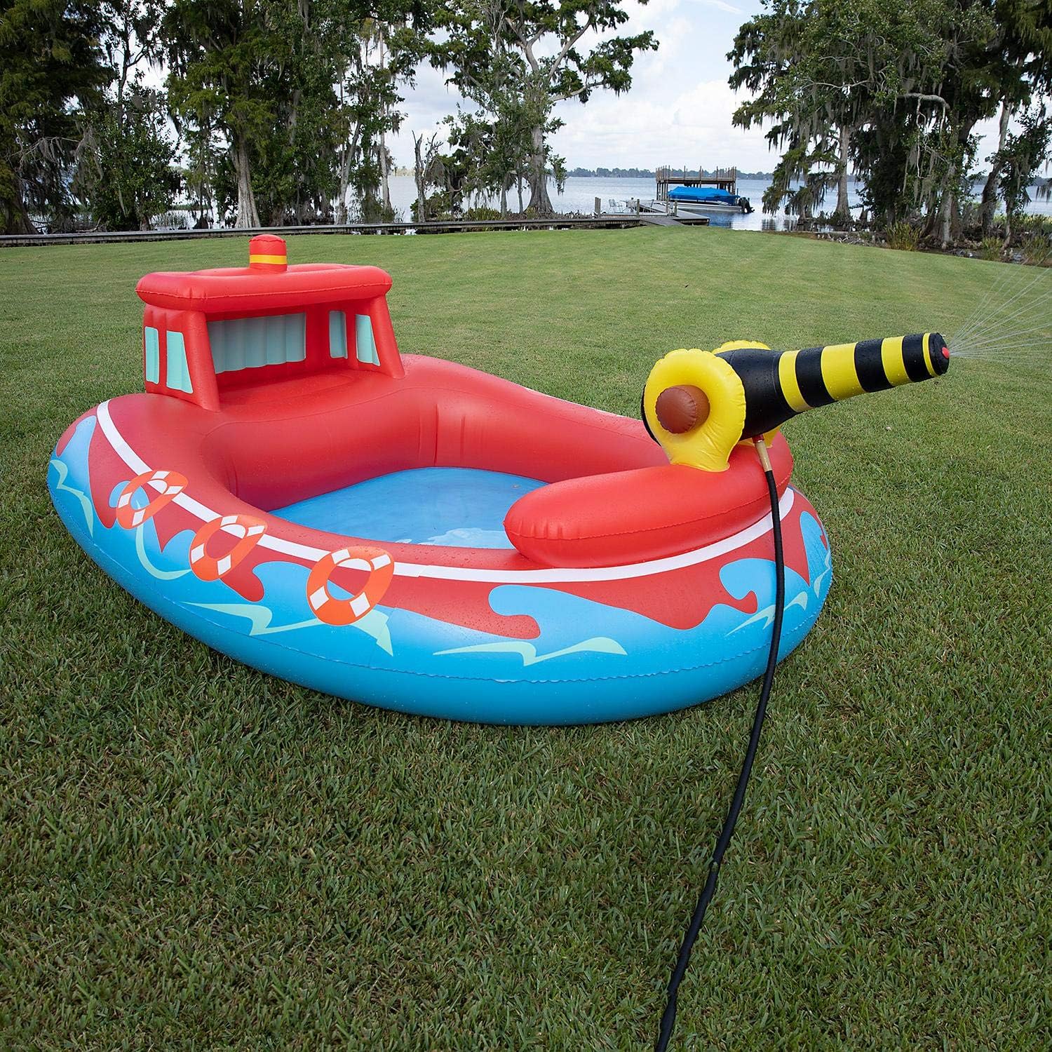 fire truck pool float