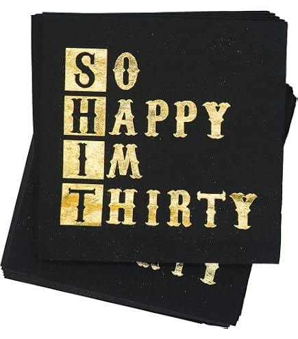 Kuchenaufsatz Zum 30. Geburtstag – Glitzernd, Aufschrift „So Happy I‘m Thirty“, Inkl. Stäbchen & Klebepunkte