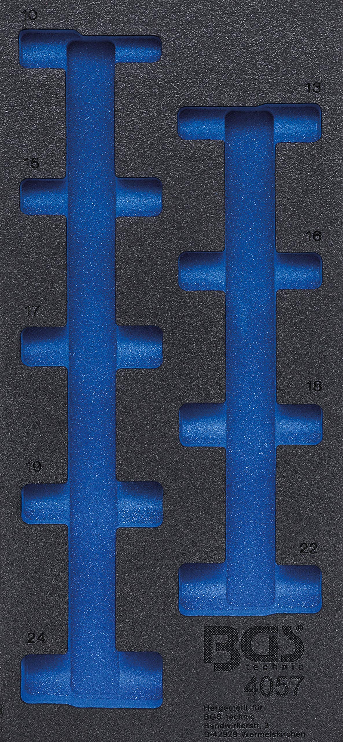 BGS 4057-1 | Tool Tray 1/3, empty | for BGS 4057 — image 1