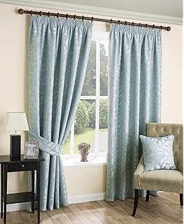 Sanderson Bedding Oleander Lined Curtains 66 X 72 Tape Top