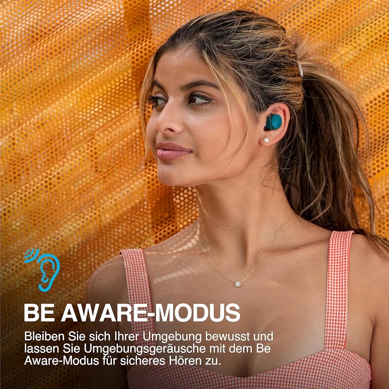 Go Air Pop+ True Wireless Kopfhörer - Bluetooth, Minzgrün