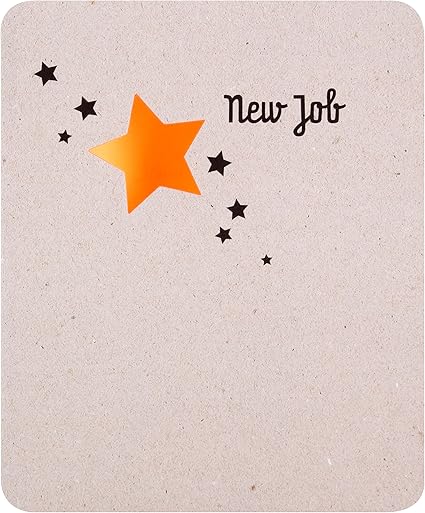 Hallmark Biglietto Di Congratulazioni Per Nuovo Lavoro Bright With Success Formato Piccolo Amazon It Cancelleria E Prodotti Per Ufficio