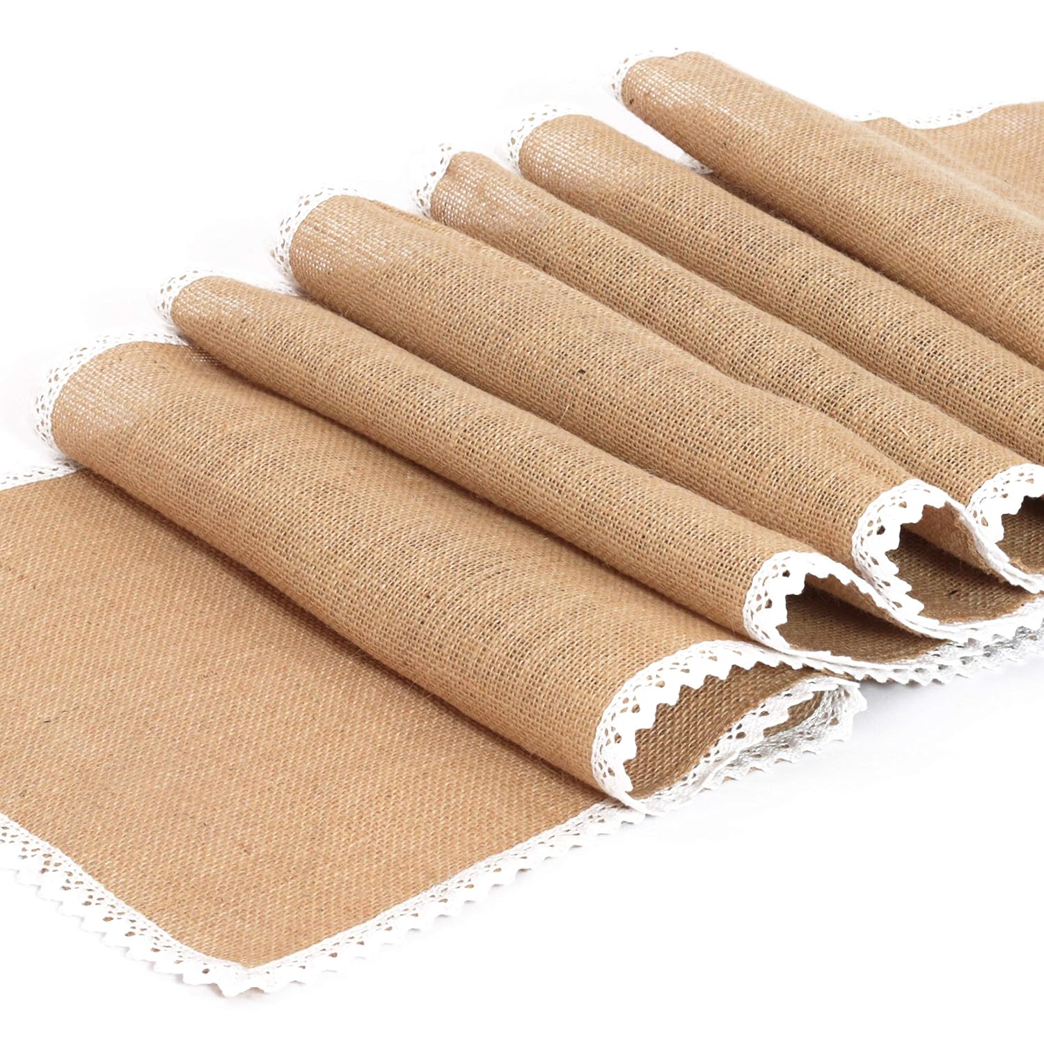 Best white burlap table runner