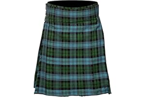 Allsafe Traders Men's 5 Yard Scottish Tartan Kilt, Highland Wedding Kilt