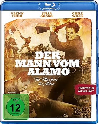 Der Mann Aus Alamo Movie Blu Ray Amazon Co Uk Ford Glenn Adams Julie Wills Chill O Brian Hugh Dvd Blu Ray