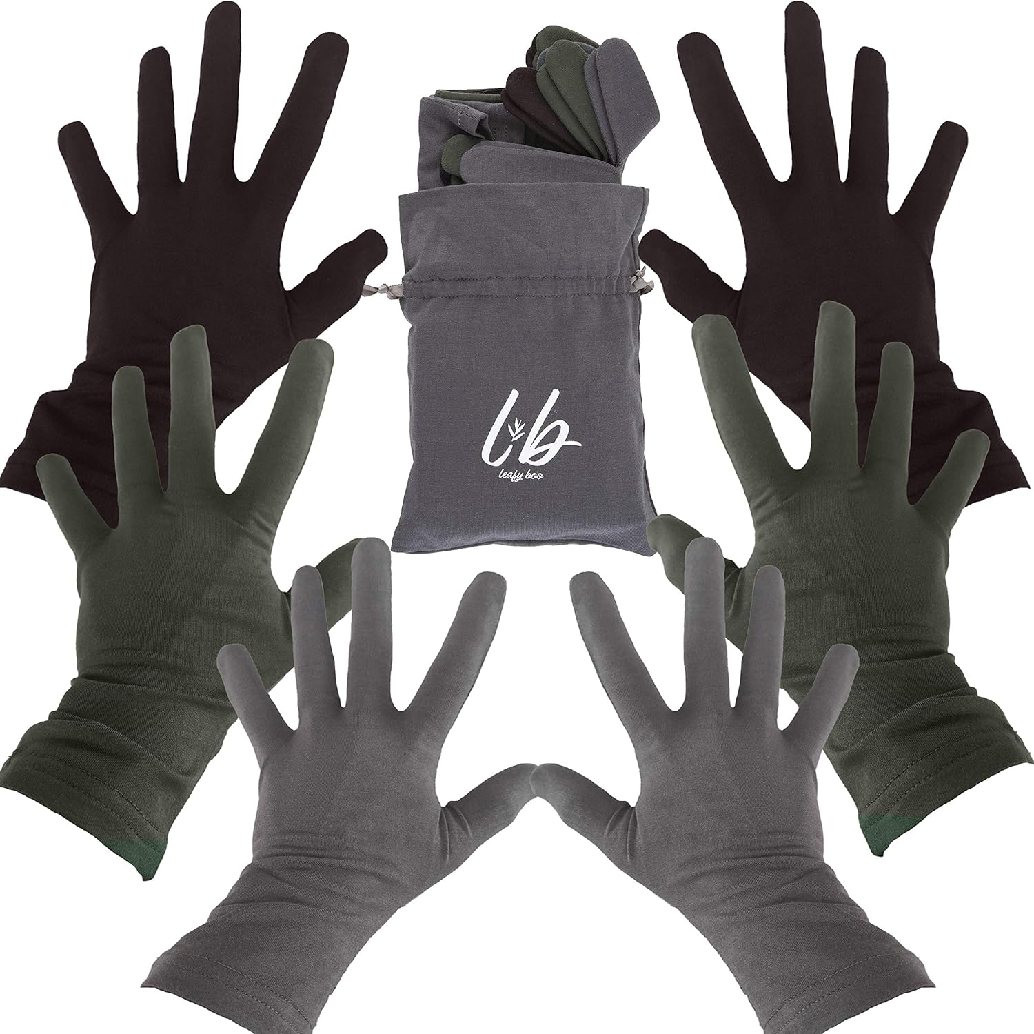 Bamboo Gloves for Eczema, Eczema Gloves for Women, Gloves