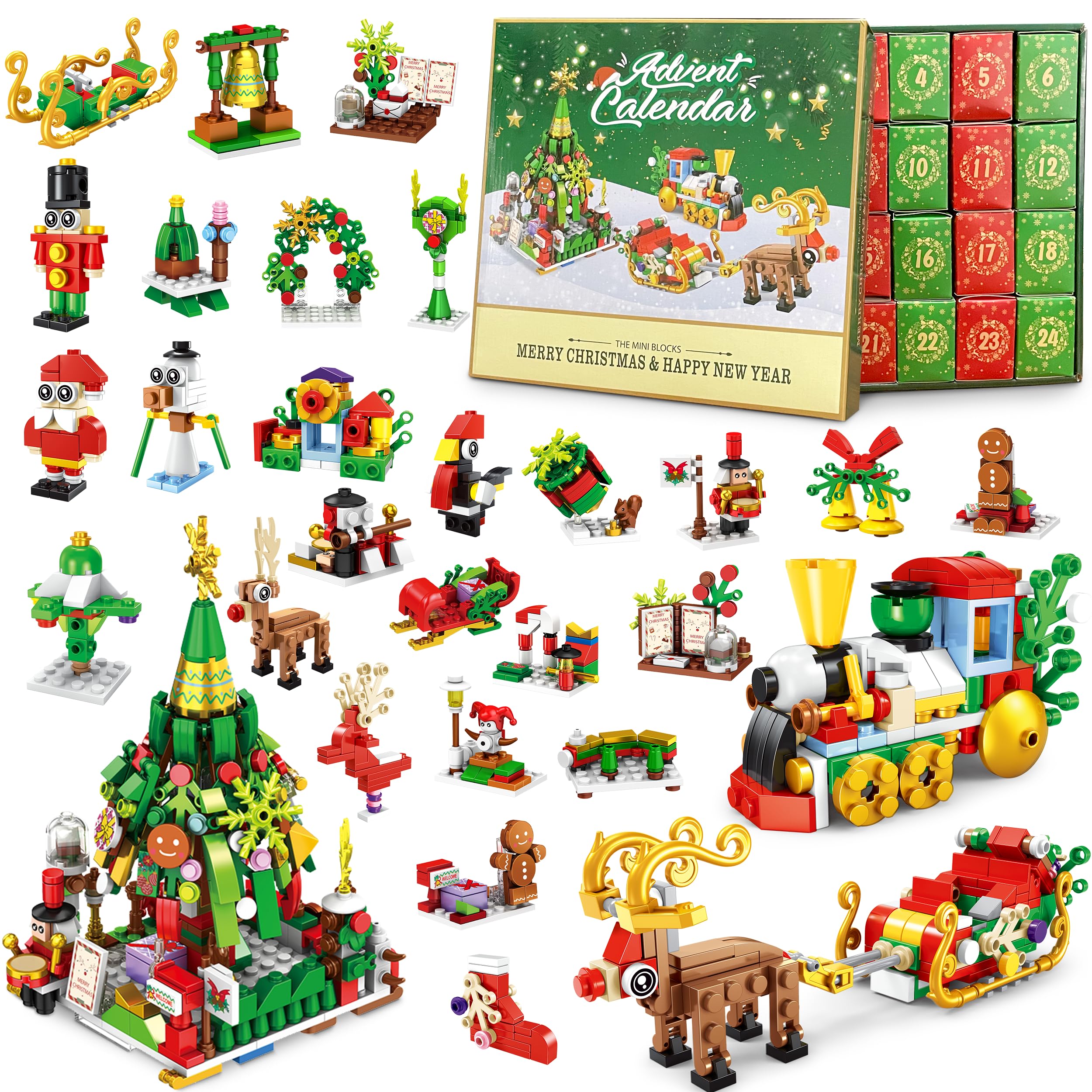 LINAYE Advent Calendar 2024 For Kids Adults Building Blocks Set For linaye-advent-calendar-2024-for-kids-adults-building-blocks-set-for