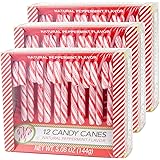 Candy Cane Peppermint Flavored | 12 Pieces in Each Box - Net 5.08 Oz Pack of 3 - 36 Total Count | Individually Wrapped…