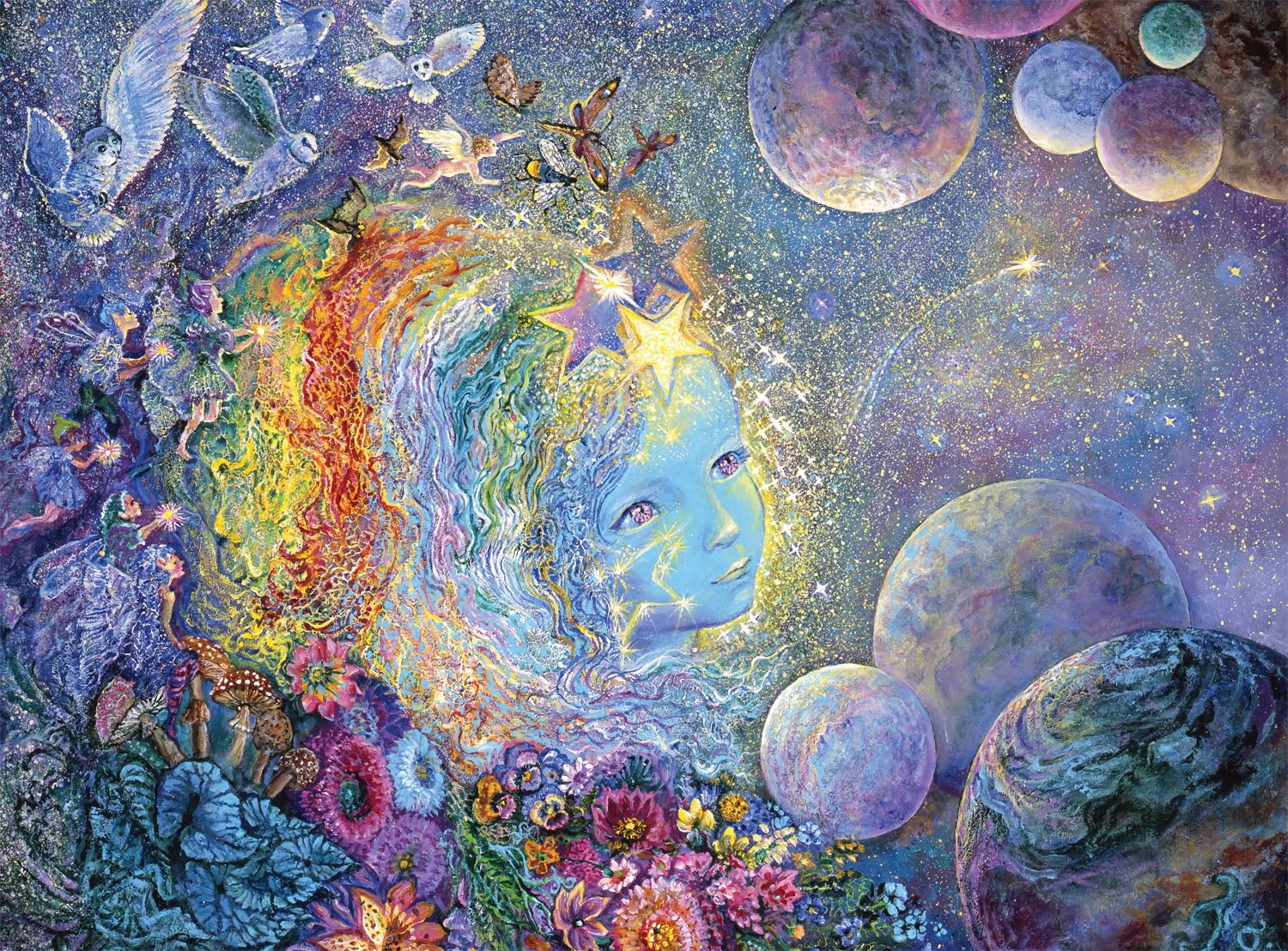 Buffalo Games - Josephine Wall - Star Child - 1000 Piece Jigsaw Puzzle for Adults Challenging Puzzle Perfect for Game Nights - Finished Size NA