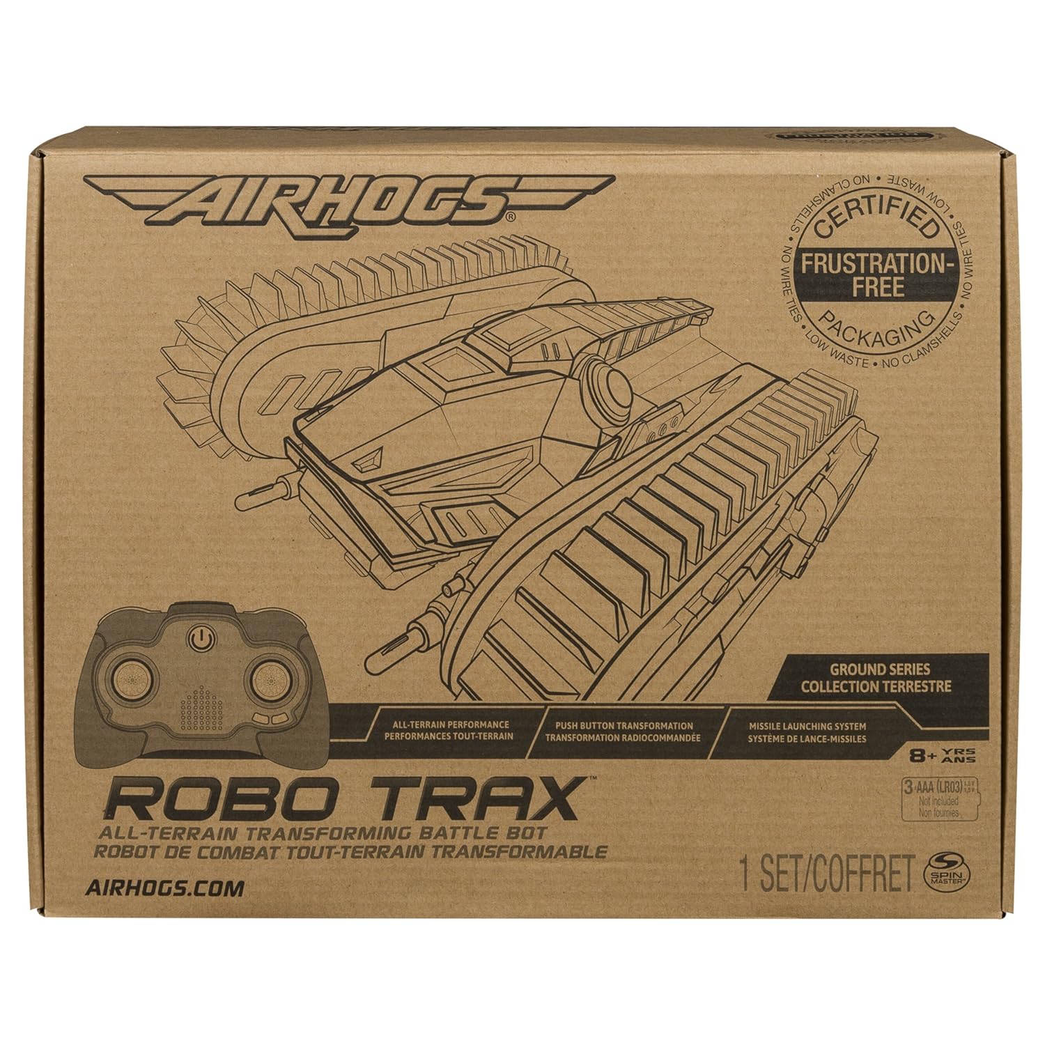 air hogs robo trax all terrain tank