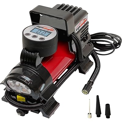 EPAuto 12V DC Portable Air Compressor Pump, Digital Tyre Inflator
