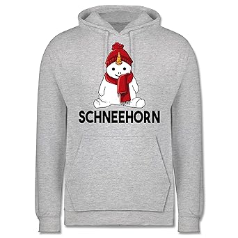 Weihnachten & Silvester - Schneehorn - Herren Hoodie