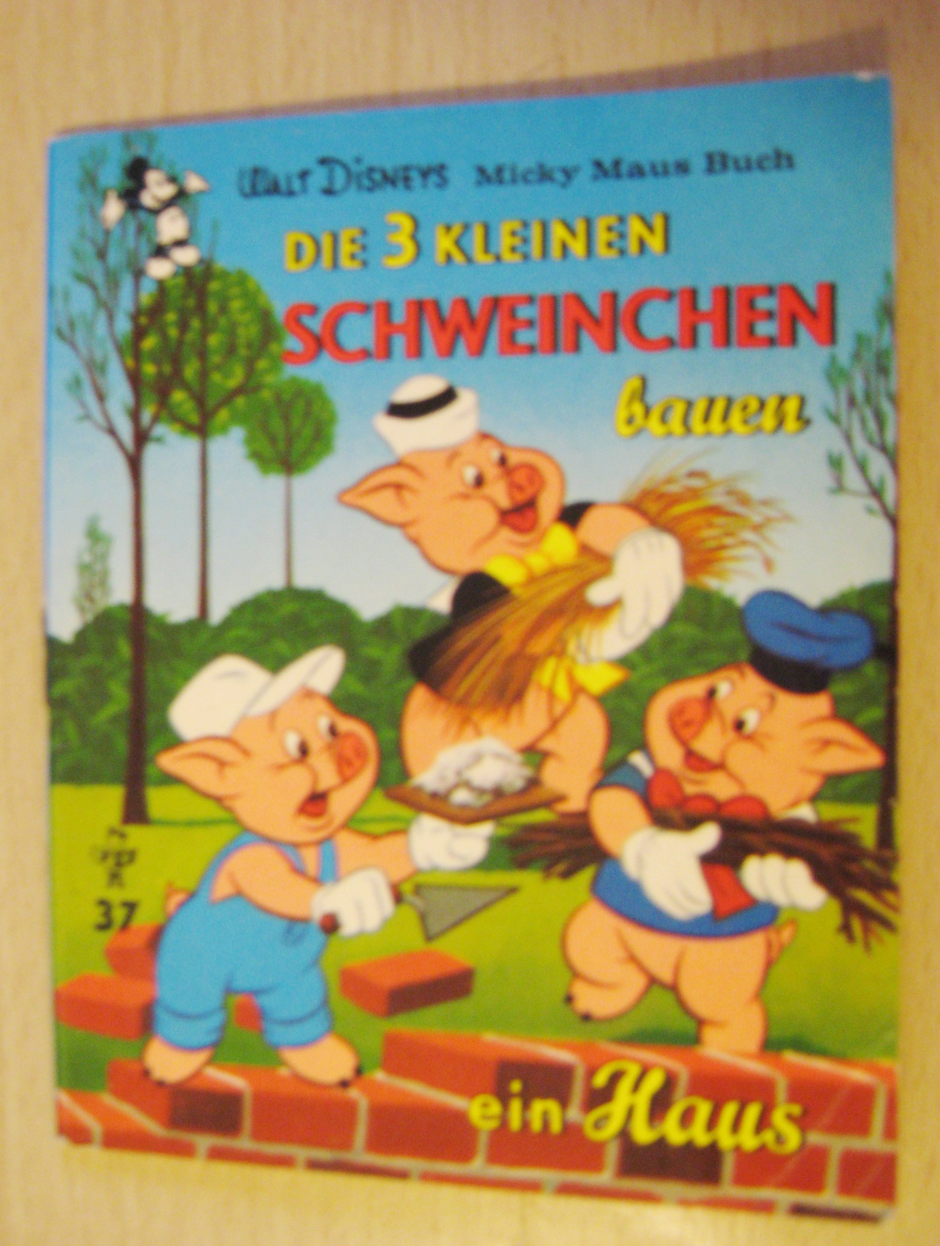 Die 3 Kleinen Schweinchen Bauen Ein Haus Walt Disneys Micky Maus