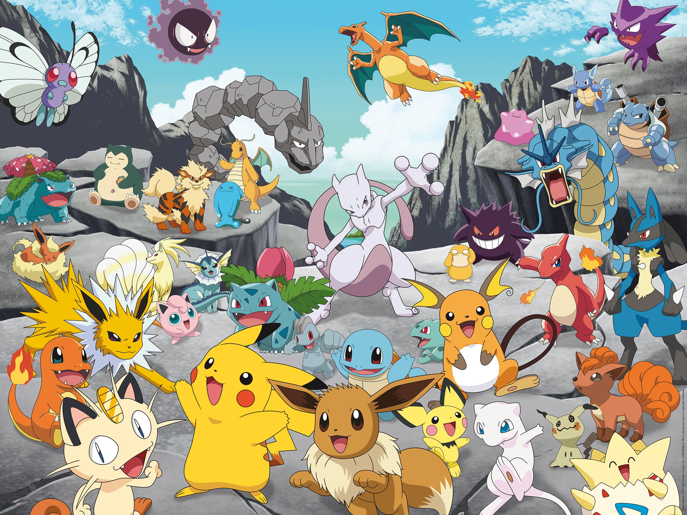 Ravensburger Pokemon Classics 1500 Piece Jigsaw Puzzles for Adults and Kids Age 12 Years Up