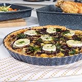Russell Hobbs Nightfall 28cm Tart Tin Non-Stick Fluted Pan Carbon Steel view 4