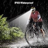Gritin LED Head Torch Headlamp 2 Pack 3 Modes Waterproof 6 AAA Included Gray view 4
