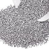 CHGCRAFT 300g Aluminum Metal Shavings Orgone Platinum Metal Small Lumps Sample for Art Experiments Production Industry Welding Metal Fittings DIY Crafts Supplies 0.2~0.35x0.2cm