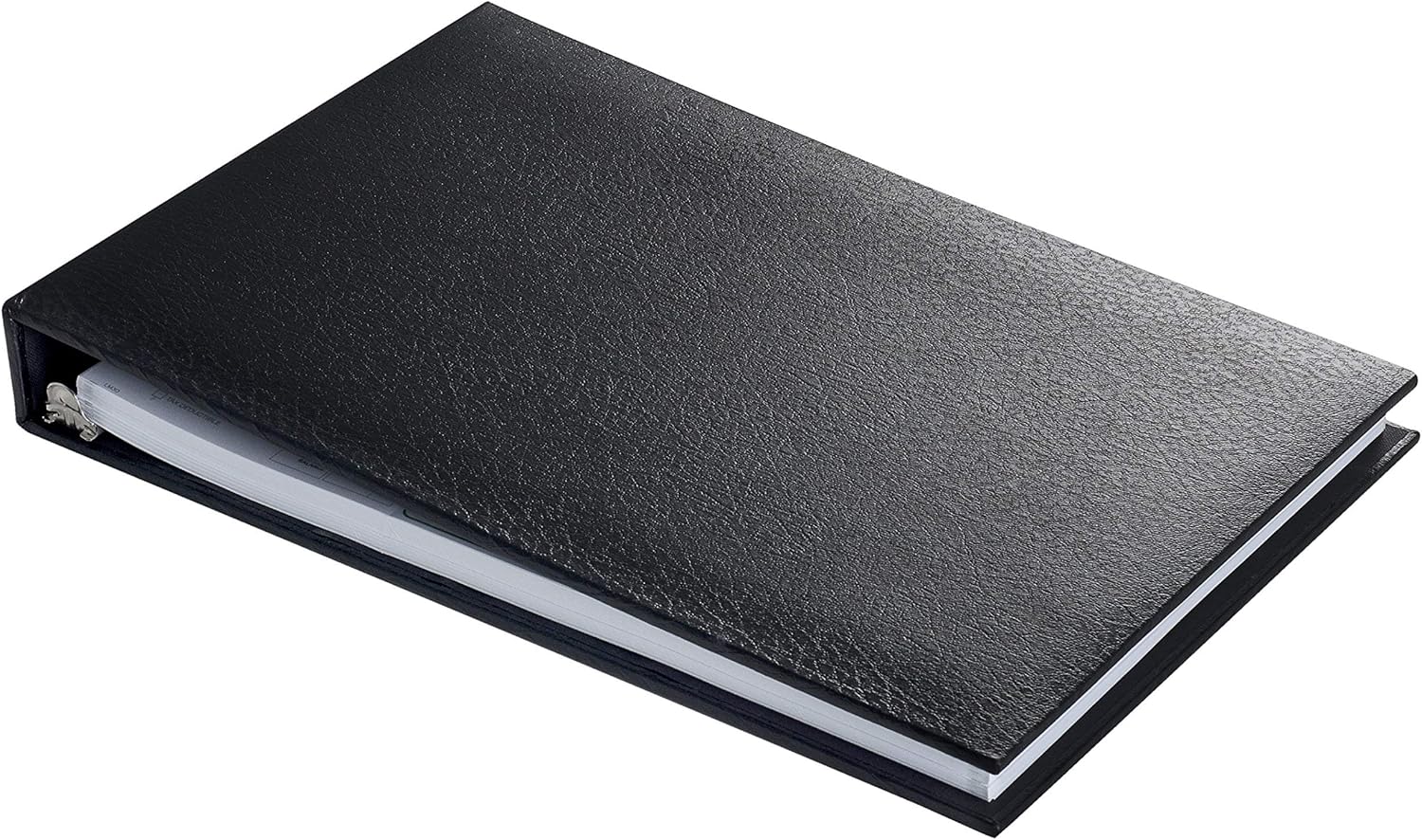 Executive 7 Ring Check Binder, 500 Check Capacity, for 9x13 Inch Sheets, with 6 Year Calendar Organizer, Sleek Business Design, Premium Quality - Black (11703) : Office Products