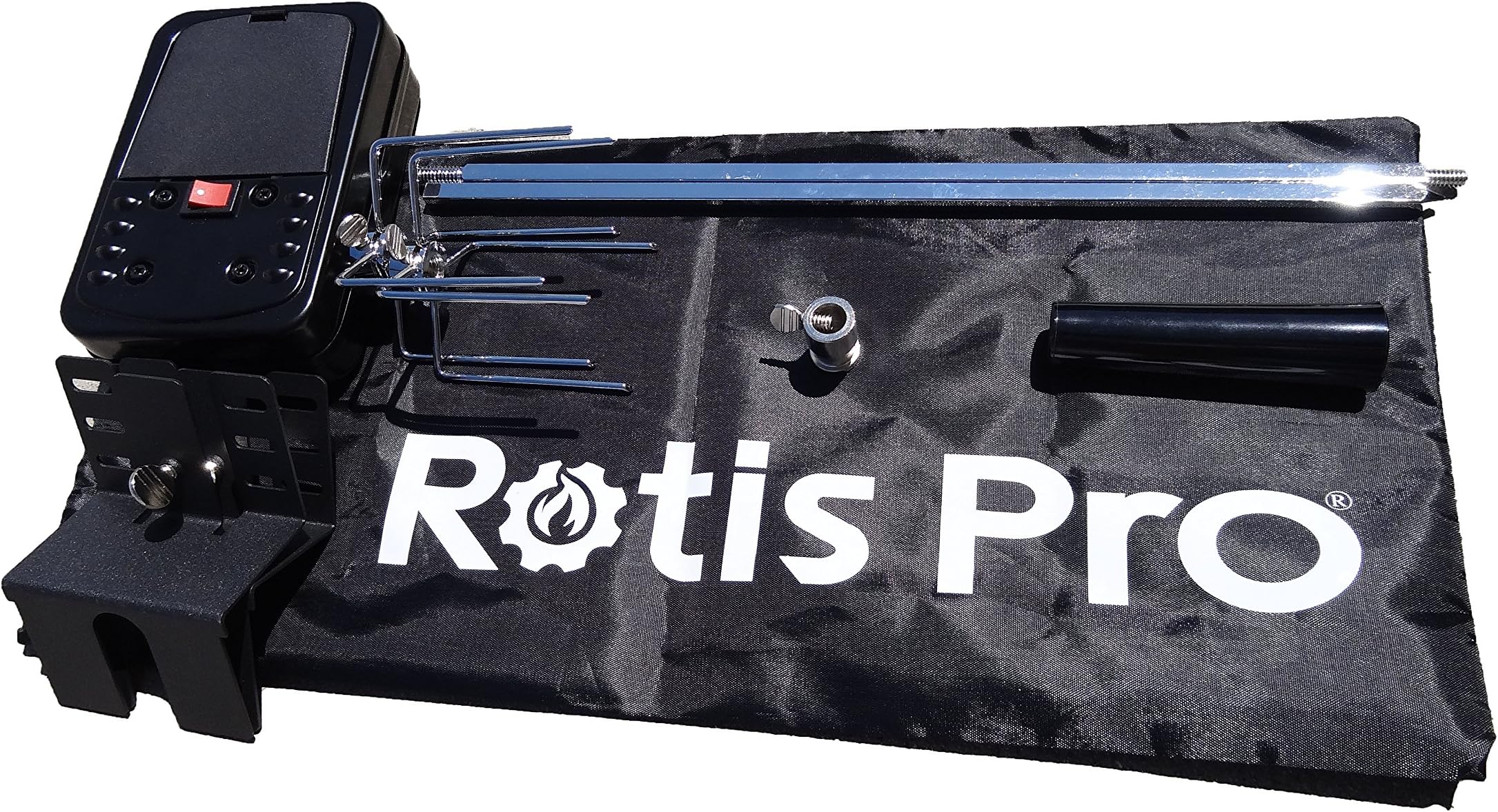 Rotis Pro CE-6024+3 Park Grill Rotisserie Kit with Carry-on Bag and 40-Inch Spit Rod