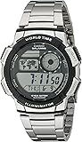 Casio Men's AE1000WD-1AVCF Silver-Tone Digital Watch