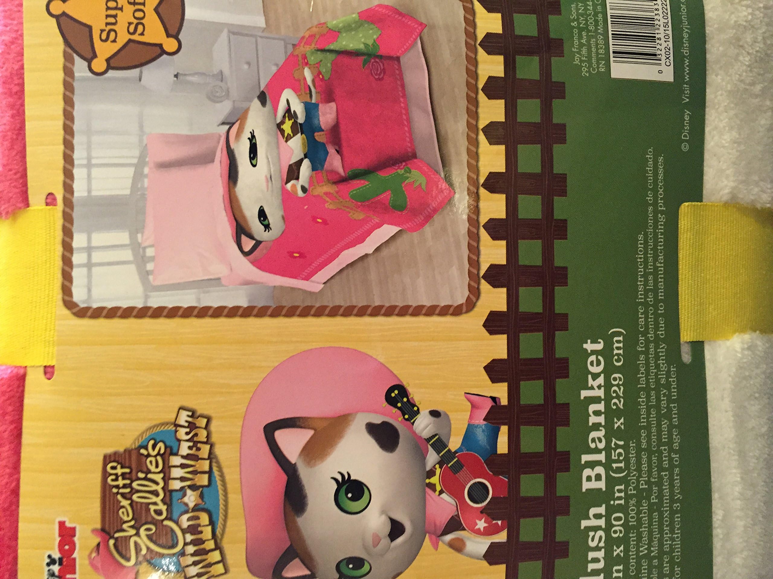 Sheriff Callie's Wild West Twin Comforter, Sheets, Plush Blanket and Throw
