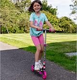 Ozbozz HGL Nebulus Pink Black Folding Scooter - 2-Wheel, Adjustable Handlebar view 4