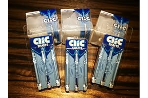 DART7HARROWS 3 x Sets Harrows Clic - Clear - Shaft/Flight System