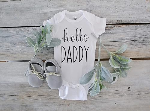 hi daddy baby onesie