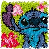 Dimensions Arts and Crafts Lilo and Stitch Latch Hook Kit, Finished size: 12'' x 12''