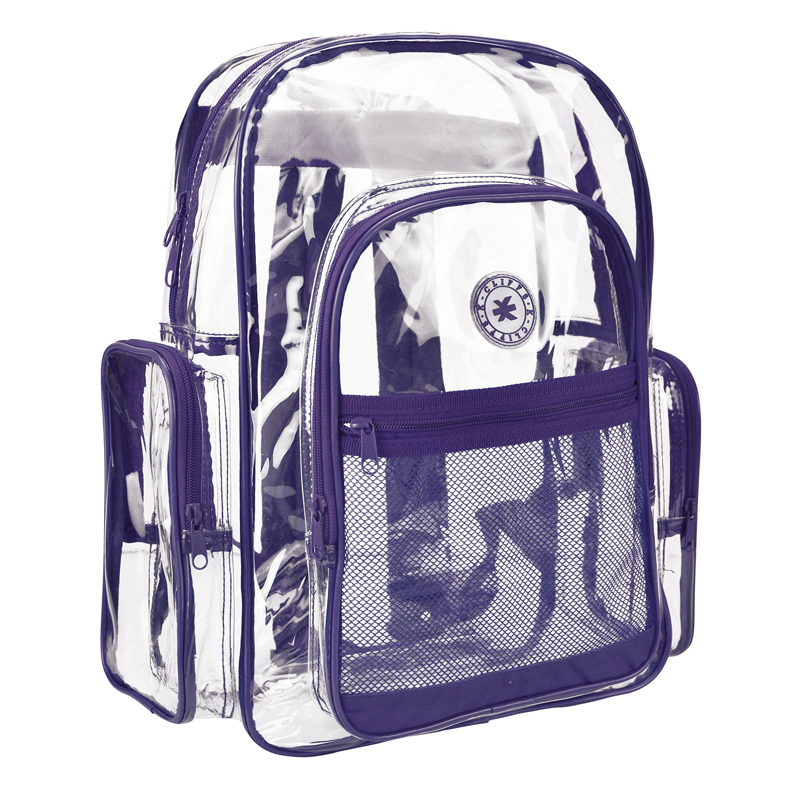 MGgear Clear Transparent PVC School Backpack/ Outdoor Backpack with