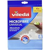 Vileda Universal Multi-Purpose Microfibre Cloth, 4er Packung