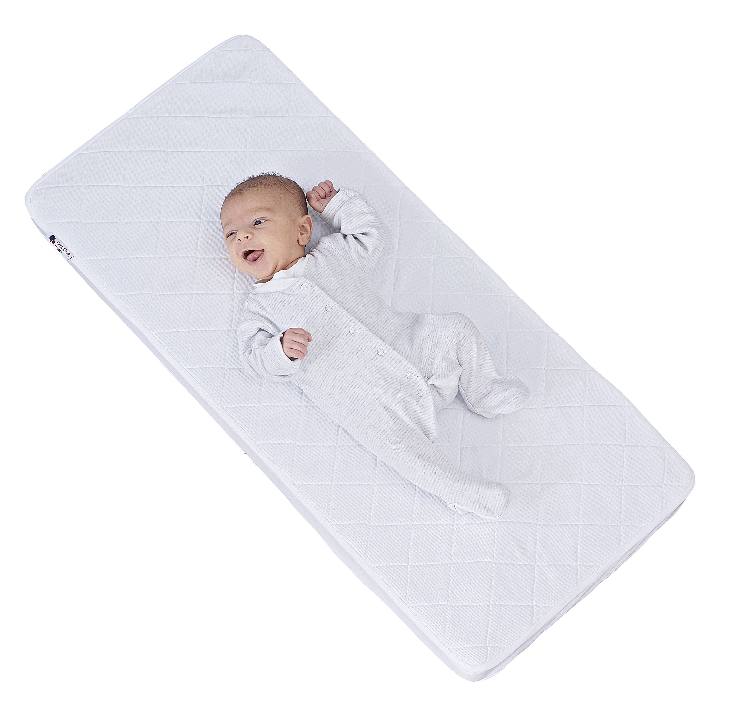 Little Chick London Safety Crib Mattress, 90 x 40 x 50 cm