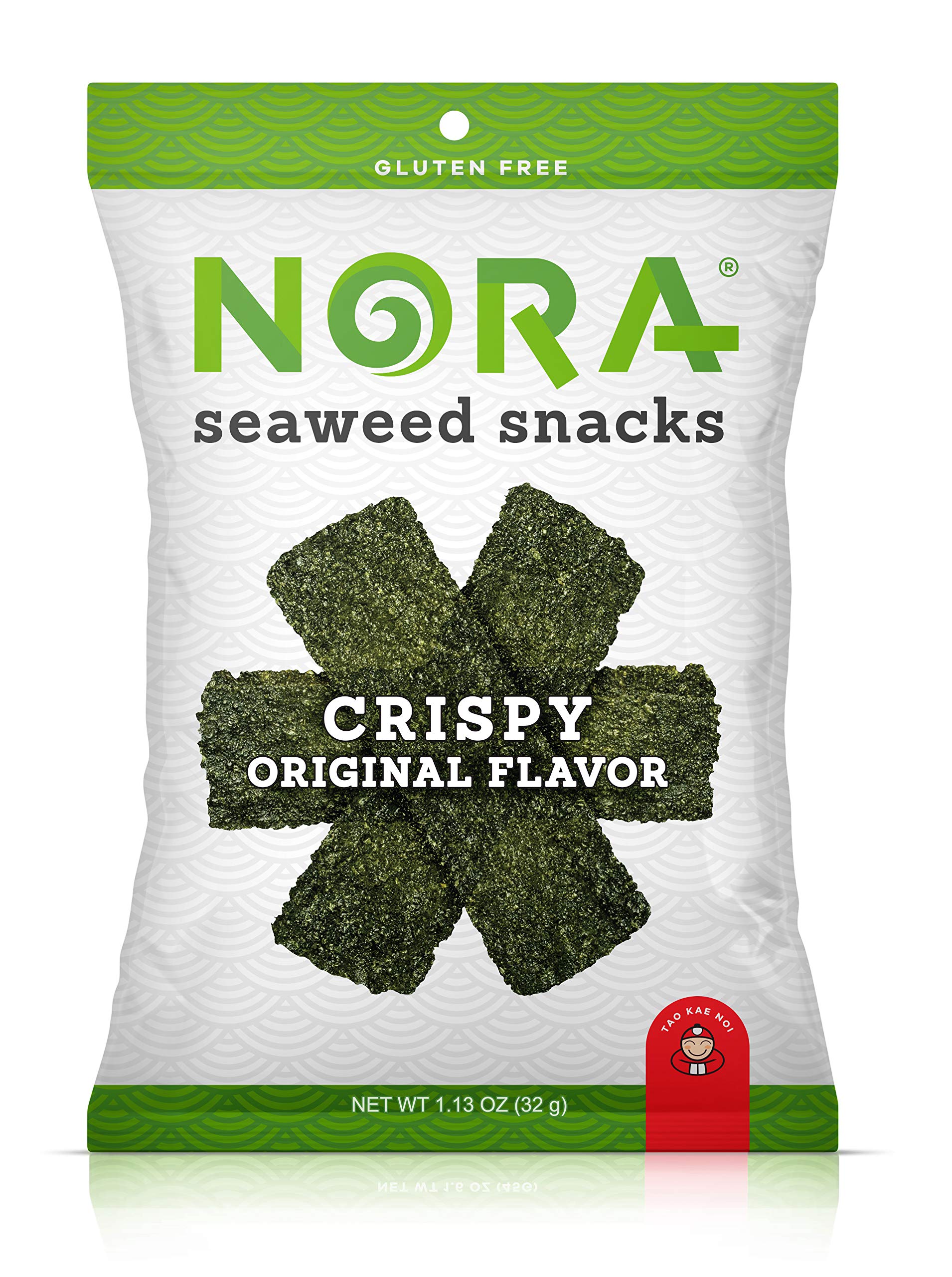 NORA Tempura Seaweed Original Premium Seaweed Snack (45g pack) Amazon