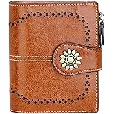 Lavemi Womens Leather Wallet Small Compact RFID Blocking Credit Card Case Purse with Zipper Pocket | Small, Compact, RFID Blocking, Zipper Pocket, Small, Compact