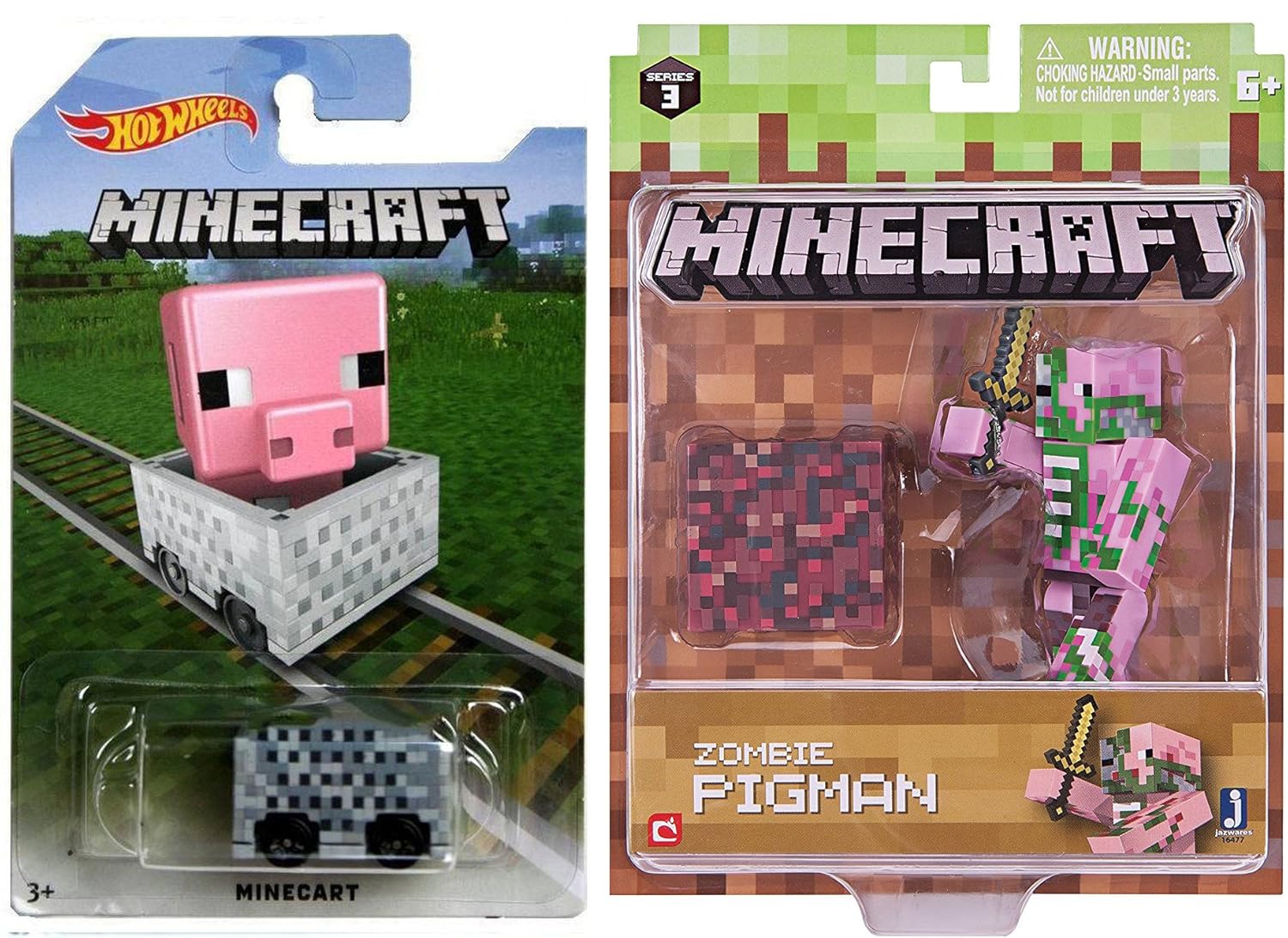 Minecart Hot Wheels Pig Card Zombie Pigman Pack Character Mini Figure Collector Series 3 With Game Gear Items Set Hw Mcart Die Cast Vehicles Discount Adwandecoration Com