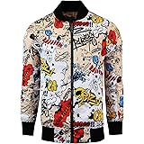Mens Urban Hip Hop Slim Fit Track Jacket With Side Bahrain - View #6