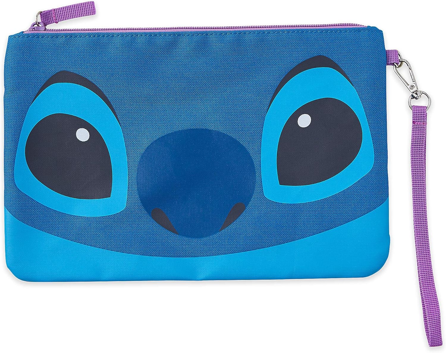Disney Stitch Zip Pouch Blue Clothing