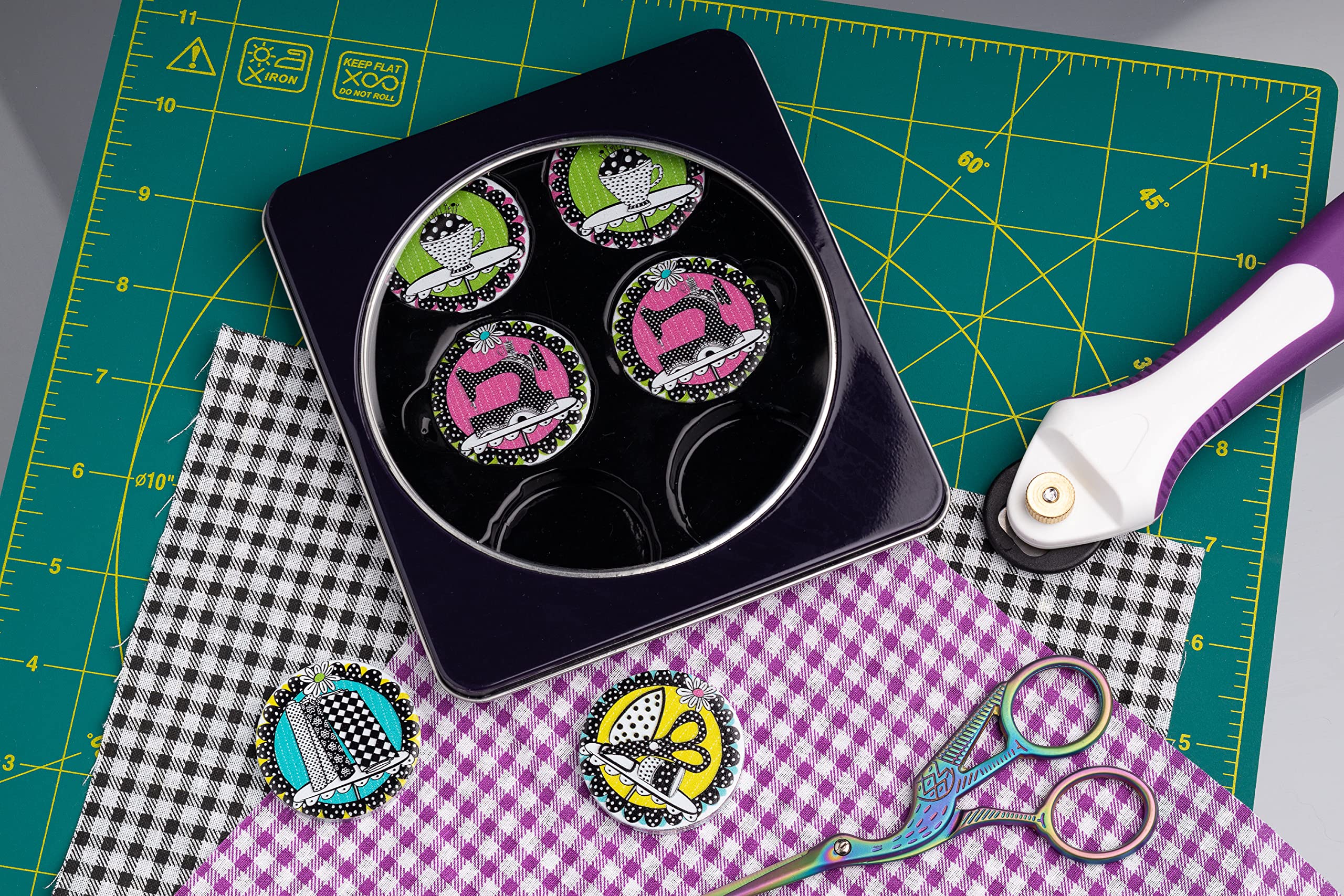 Dressmaking Weights - Multiple Designs of Scratch Resistant Craft Weights/Pattern Weights for Dressmaking or Sewing Pattern Cutting (Catherine Rowe - Sewing Design)