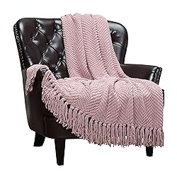 Chanasya Premium Textured Knit Throw Blanket with