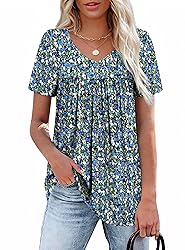 Summer Tops for Women 2025 Floral Print Short
