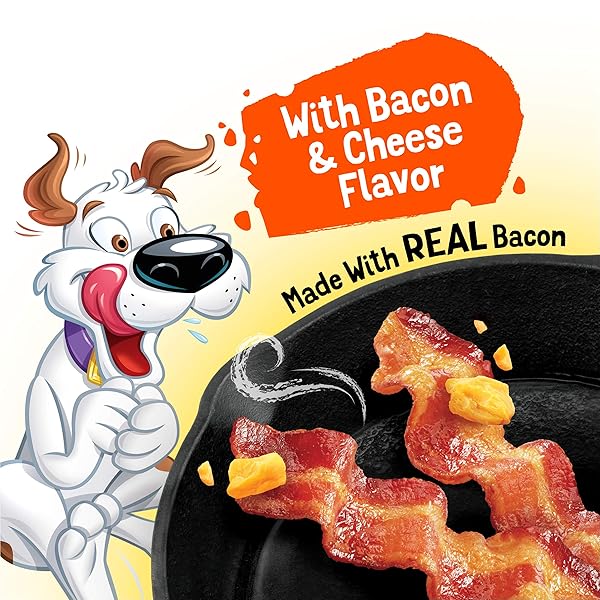 PURINA BEGGIN’ STRIPS WITH REAL MEAT DOG TRAINING TREATS WITH BACON AND CHEESE FLAVORS – 6 OUNCE (PACK OF 6)