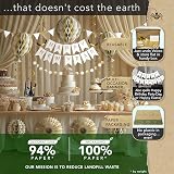 Itsy Bitsy Party Co Premium Reusable Birthday Decorations White Gold view 3