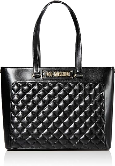 moschino black tote bag