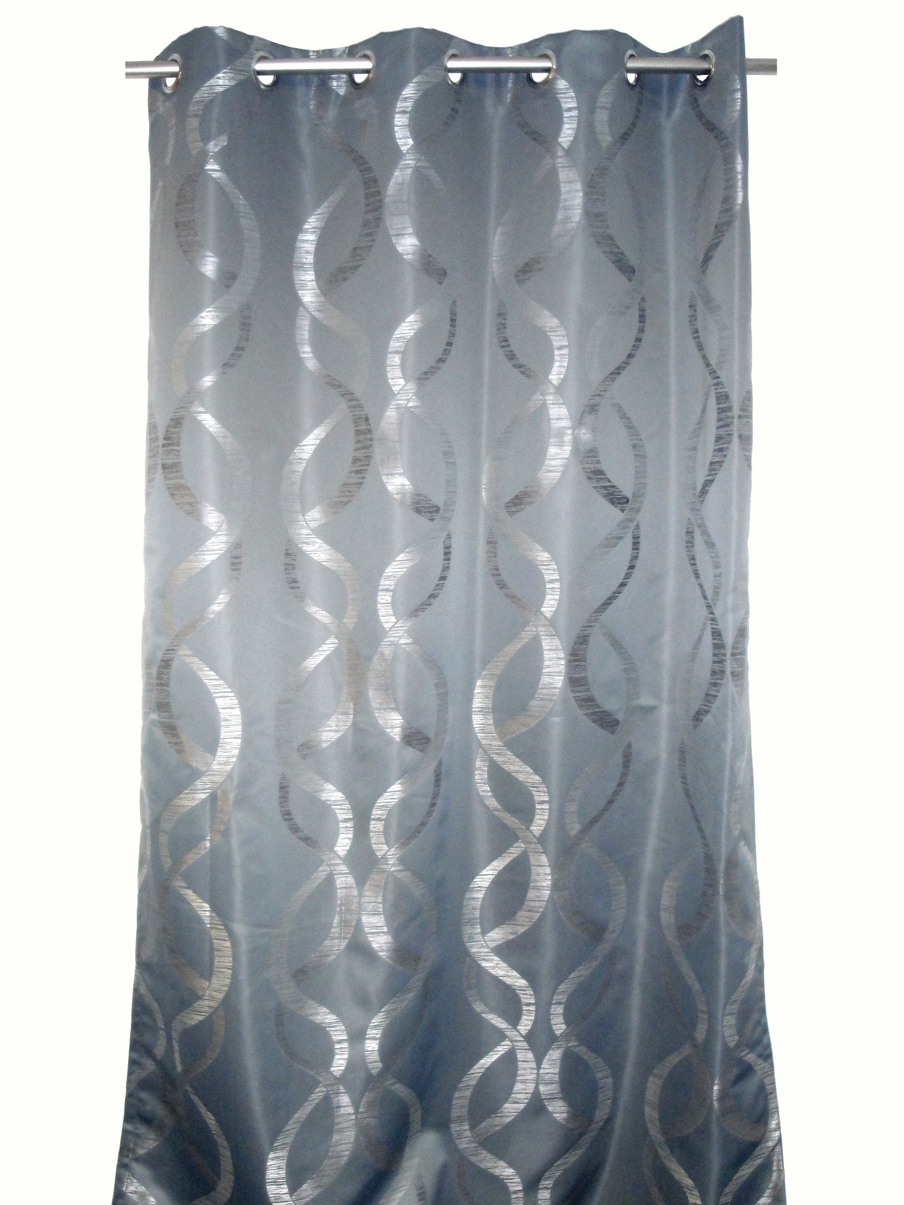 Urban Echo ca00163-650 Aqua Curtain Polyester 260 x 140 cm Grey