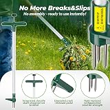 Walensee Stand Up Weeder Tool, 39" Long Handle with 3 Claws view 5