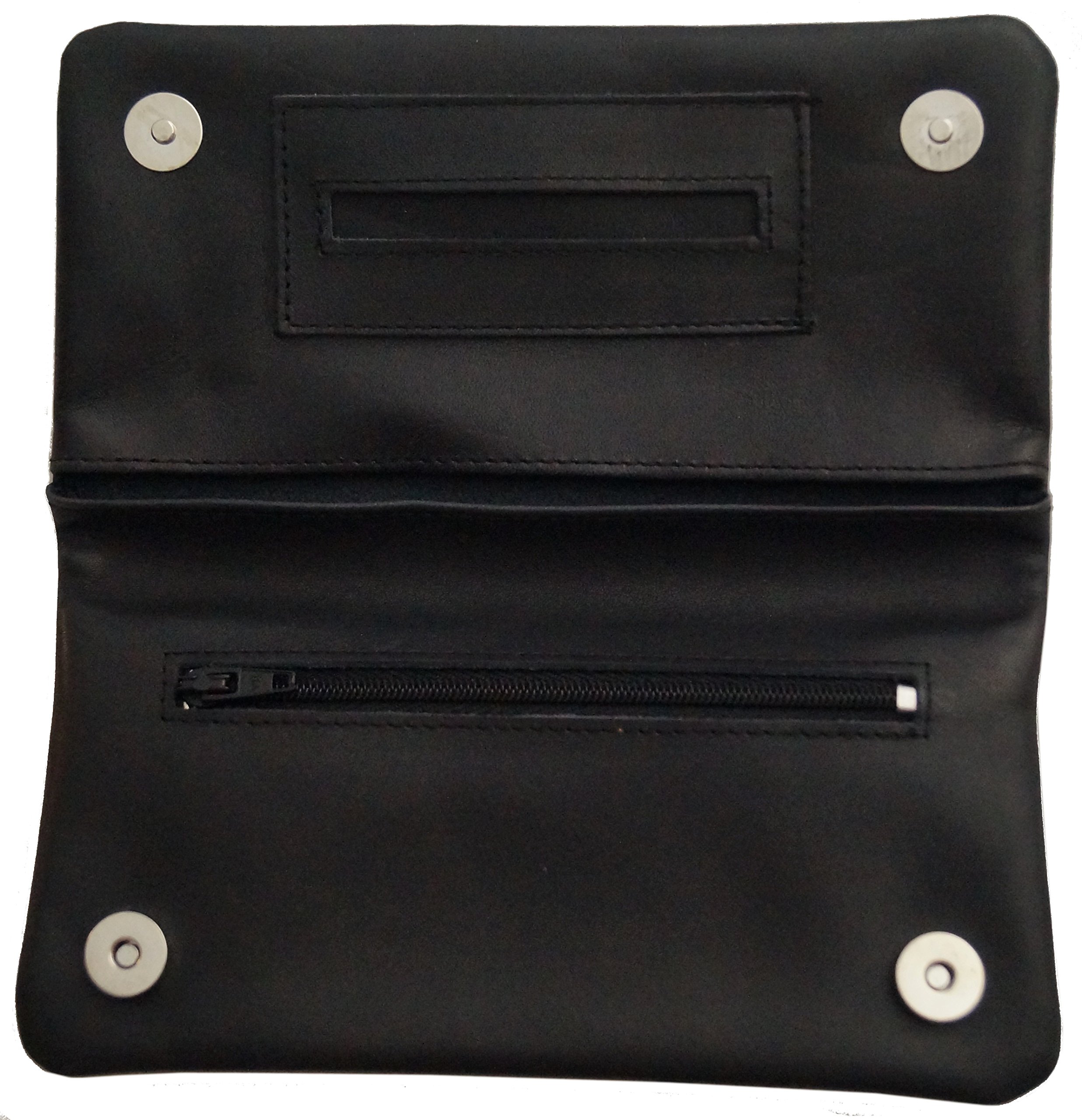 GERMANUS Corfurvus - Tobacco Pouch from Genuine Leather in Black