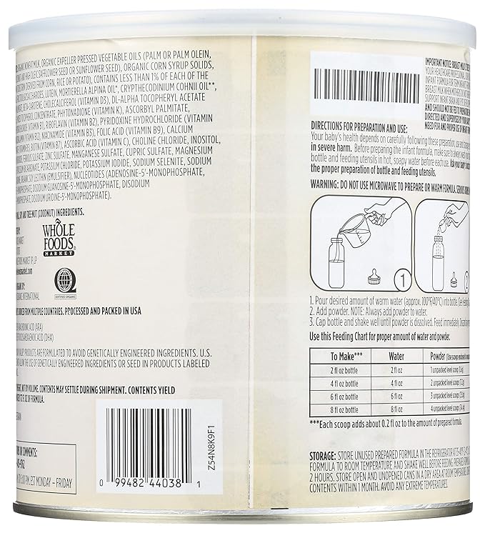 what to do with unused formula powder